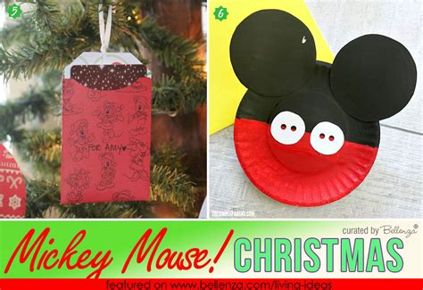 homemade mickey mouse christmas crafts  treats