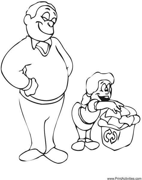 father daughter coloring page family coloring page