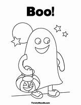 Boo Coloring Halloween Pages Kids Visit Printable sketch template