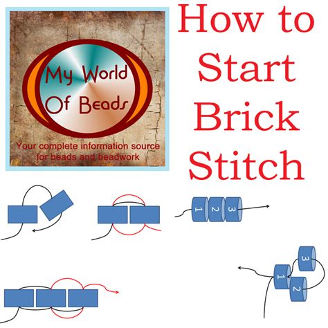 starting brick stitch  techniques    world  beads