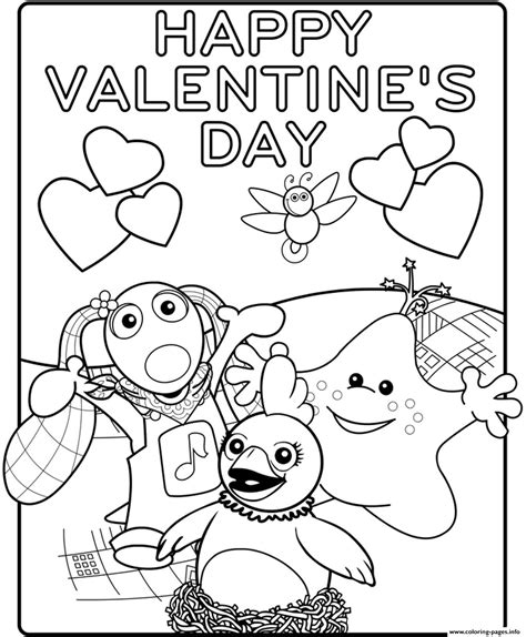 kids happy valentines day sba coloring page printable