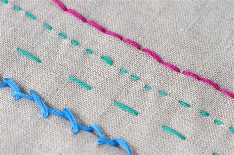 hand sew  basic stitch photo tutorials apartment therapy