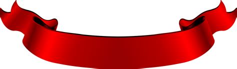 red ribbon web banner  vintage red folding ribbon png