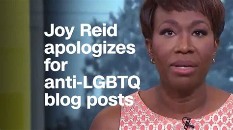 joy reid apologizes for homophobic blog posts video media