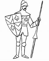 Coloring Knight Pages Coloringpagesabc Posted sketch template