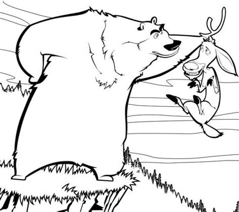 open season  coloring page clumsiness