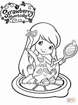 Strawberry Shortcake Coloring Lemon Meringue Pages Nova Cartoon Printable Moranguinho Turma Sua Bedelia Carrying Amelia Pie Drawing Supercoloring Cores Sonhando sketch template