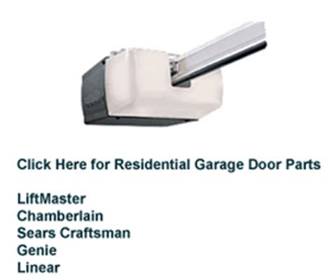parts  garage door openers gatehouse supplies