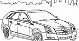 Cadillac Eldorado Escalade sketch template