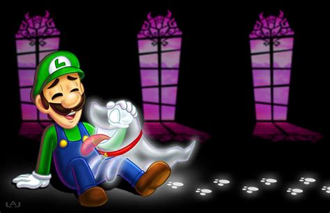 Luigi And Polterpup By Red Flare On Deviantart