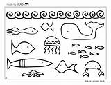 Coloring Printable Pages Sheets Year Drawing Olds Joel Sheet Underwater Made June Kids Creatures Worksheets Old Sea Fish Blackfish Cafe sketch template