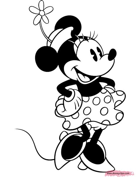 classic minnie mouse coloring pages disneys world  wonders