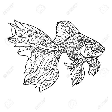 mandala fish fische zeichnen malvorlagen tiere wenn du mal buch