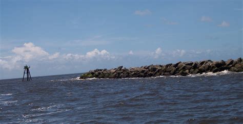 long rock jetties  flank murrells inlet   tremendous