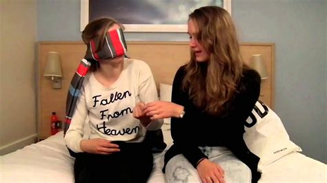 blindfold touching challenge youtube