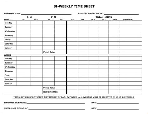 printable time sheets forms  printable