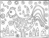 Karla Gerard Colorir Naif Pattern Gérard Animaux Imprimer Coloriages Rooster Hooking Maternelle Depuis Manière Template Visiter Modèles sketch template