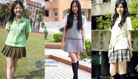 4 Baju Seragam Siswi Sekolah Paling Terseksi Di Asia