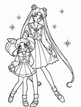 Sailor Chibiusa Lua Sailormoon Usagi Navegantes Cool sketch template