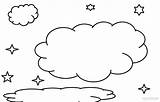 Coloring Cloud Pages Colouring Clouds Printable Sheet Sun Cool2bkids Kids Color Template Clipart Choose Board Printables sketch template