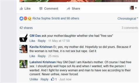 kavitha krishnan s mom shut down the troll who asked her if she had ‘free sex and it was glorious