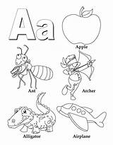 Letter Coloring Book Pages Kids Printable sketch template