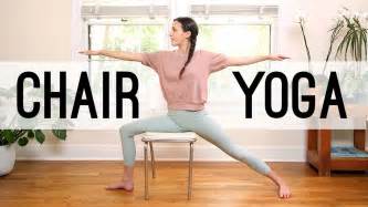 easy yoga chair poses   beginner