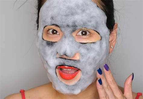 skincare maskeraide bubble bubble pop charcoal bubble sheet mask