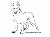 German Shepherd Coloring Pages Drawing Dog Line Baby Animals Easy Face Puppy Printable Print Sheperd Flag Getdrawings Color Jungle Cheetah sketch template
