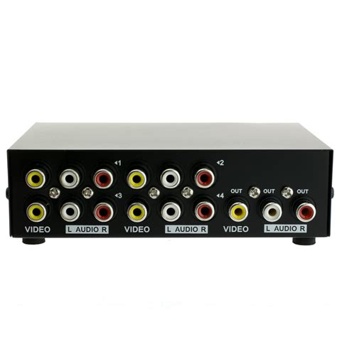 audiovideo rca selector switch