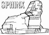 Sphinx Coloring Pages Print sketch template