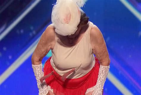 Watch Simon Cowell Shocked By 90 Year Old Strip Tease