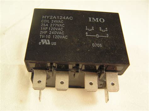 imo relay hyaac vac coil  vac dpdt om rich electronics