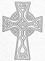 Celtic Cross Coloring Patterns Leather Kreuz Drawing Line Knot Tracing Crosses Pages Drawings Getdrawings Tattoo Visit Wooden Designlooter Designs 82kb sketch template