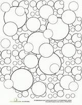 Coloring Bubble sketch template