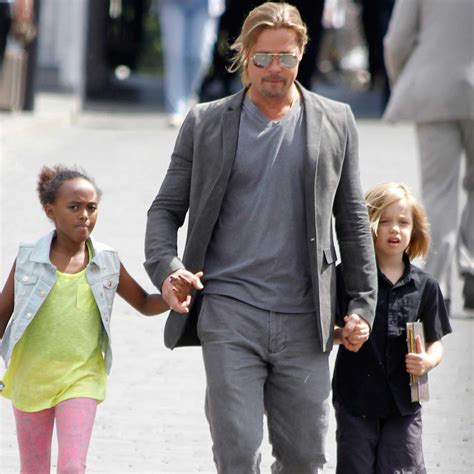 Brad Pitt Has Daddy And Daughters Day Out