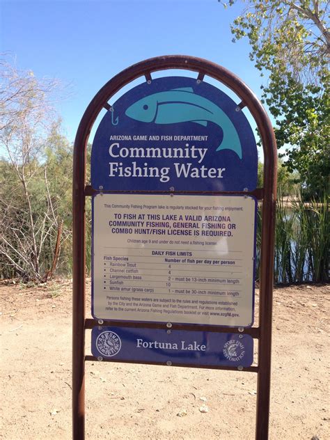 fortuna pond yuma az arizona game  fish yuma arizona channel catfish pond species