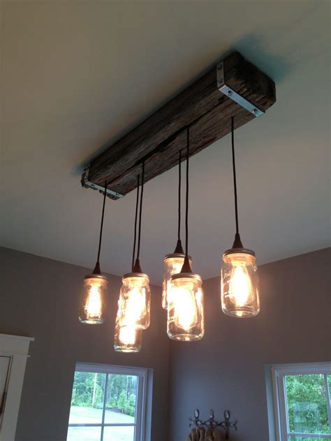 wooden light fixtures   brighten  room