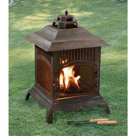 inspirations incredible cast iron chiminea for better