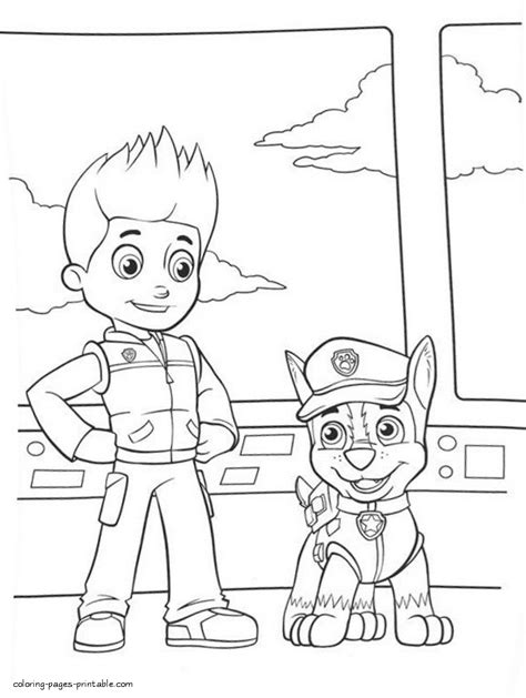 paw patrol coloring pages coloring pages printablecom