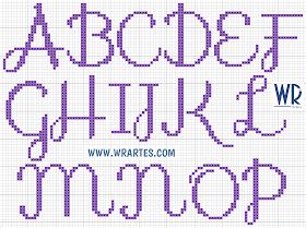 blog wagner reis alfabeto cursivo simples de ponto cruz ponto cruz monograma alfabeto
