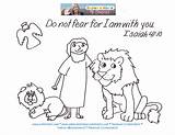 Lions Preschoolers Goliath sketch template