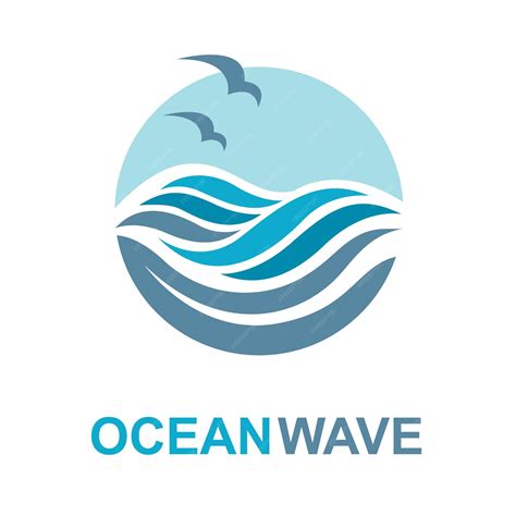 premium vector ocean logo design