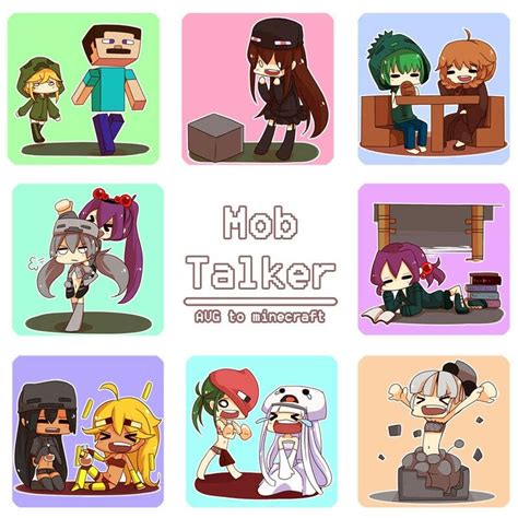 Mob Talker 3 Minecraft Anime Minecraft Minecraft Mobs