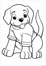 Puppy Pages Coloring Great Printable Print Color sketch template