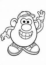 Potato Head Mr Coloring Pages Kids Toy Story Fun Senses Patate Five Printable Potatoes Para Disney Board Worksheets Dessin Colorear sketch template