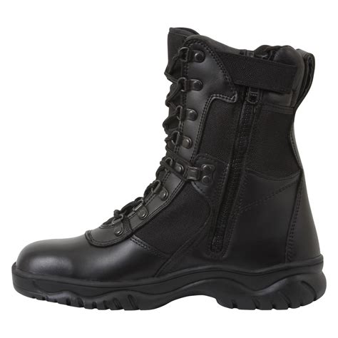 rothco    forced entry tactical boots  side zipper recreationidcom