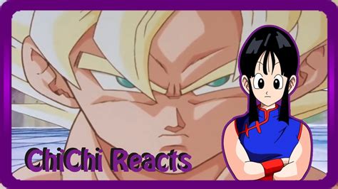 chichi reacts perfect cell vs goku perfect cell vs chichi pt2 youtube