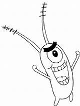 Spongebob Plankton Drawing Drawings Coloring Characters Draw Easy Pages Cartoon Sketches Squarepants Patrick Simple Disney Bob Colouring Kids Pencil Clipart sketch template