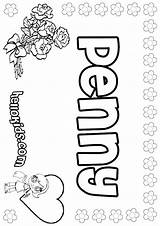 Penny Coloring Pages Hellokids sketch template